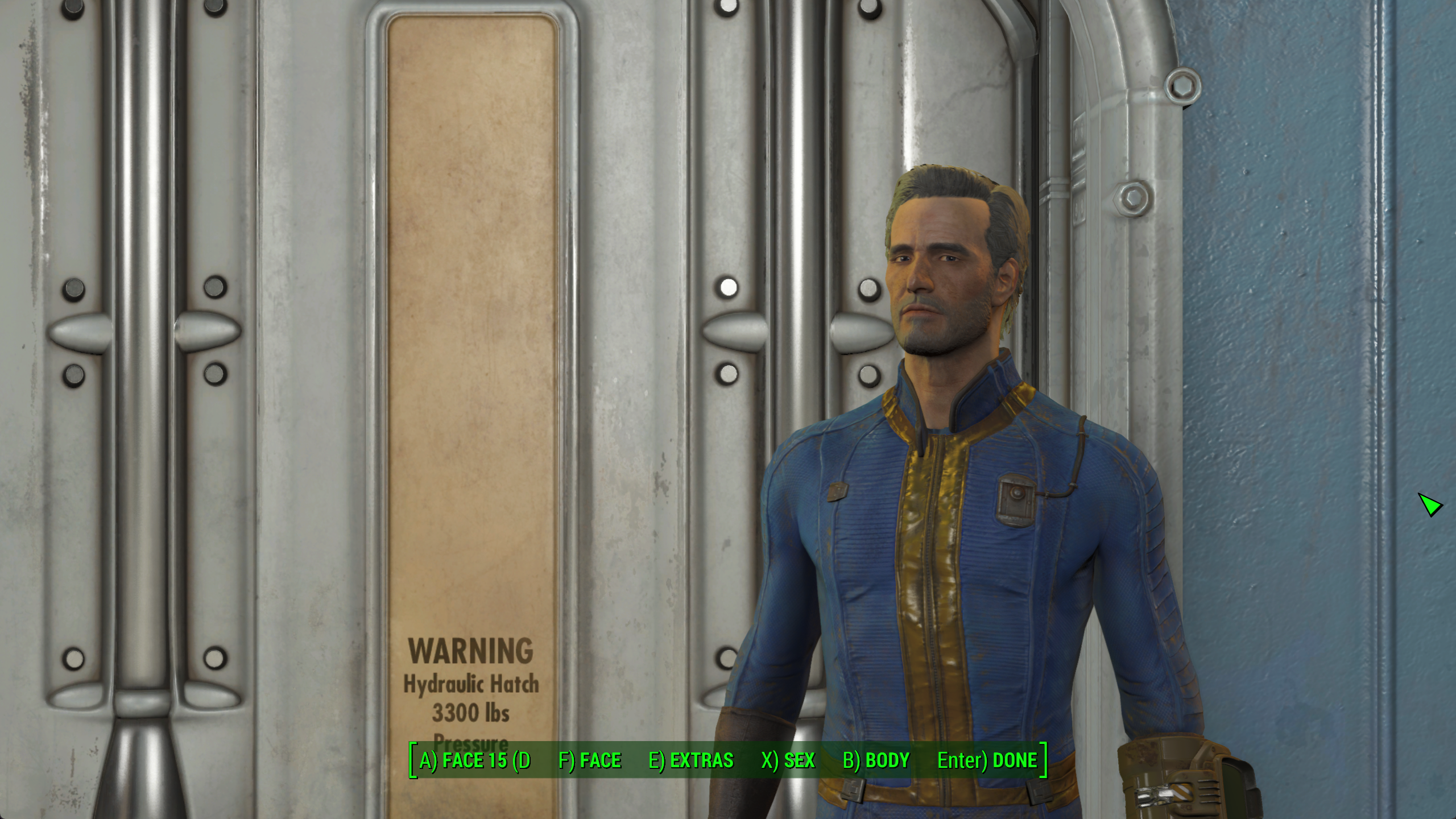 Character creation inside Vault 109